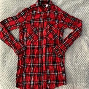 Women’s Red Flannel Dress